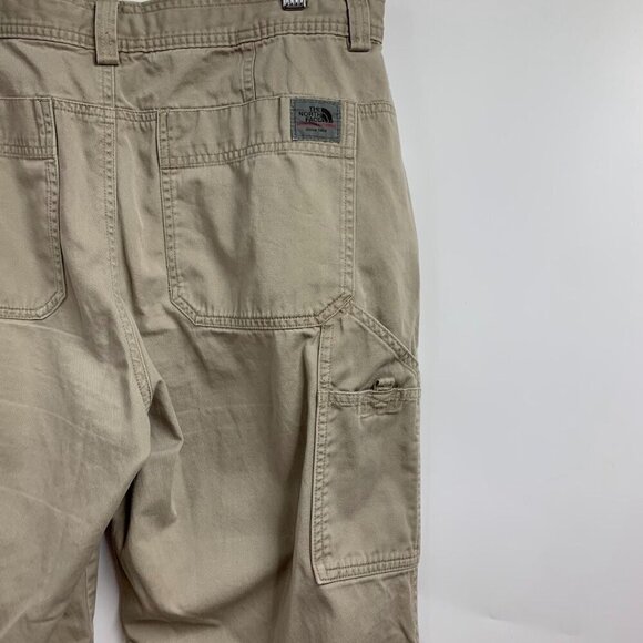The North Face‎ Men's Flat Front Carpenter Cotton Cargo Pants Size 34x27 - Picture 5 of 13